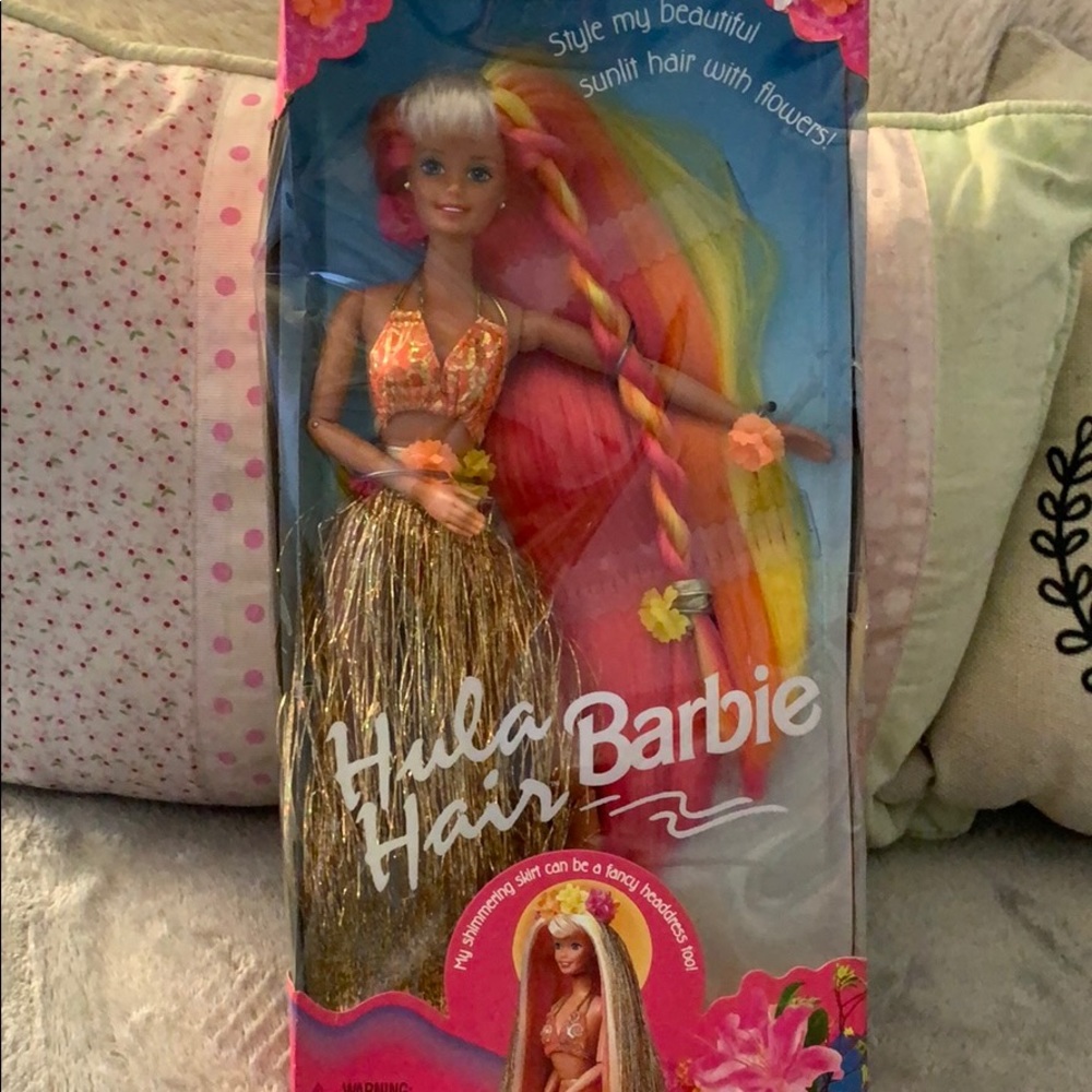 (2 for 25)Hula Barbie hair collectable